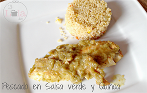 Pescado En Salsa Verde Con Quinoa
