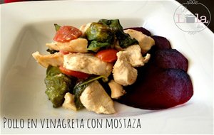 Pollo En Vinagreta De Mostaza
