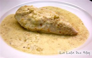 Pollo En Crema De Salsa Verde
