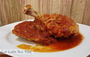 Pollo En Salsa De Chile De Árbol
