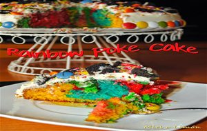 Rainbow Poke Cake
