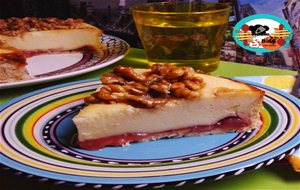 Tarta De Queso Con Nueces Y Miel