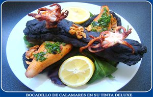 Bocadillo De Calamares En Su Tinta Deluxe