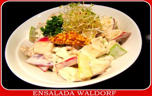 Ensalada Waldorf Con Alioli De Mostaza Granulada