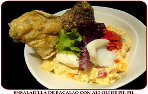 Ensaladilla De Bacalao Con Ali-oli De Pil-pil