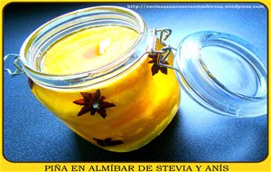 Piña En Almíbar De Stevia Y Anís