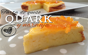 Tarta De Queso Quark Y Naranja
