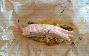 Salmón En Papillotte
