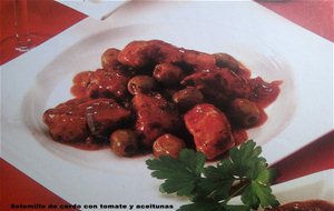 Solomillo De Cerdo Con Tomate Y Aceitunas
