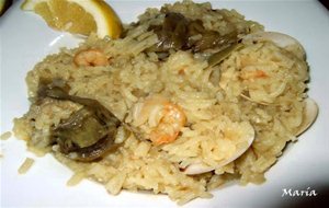 Arroz Con Alcachofas A La Marinera
