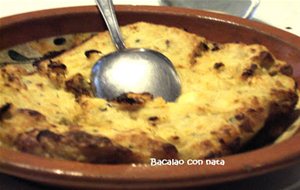 Bacalao Con Nata
