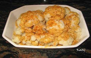 Coliflor Con Crema De Pimentón
