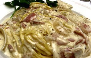 Espaguetis A La Carbonara
