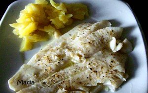 Filetes De Fletan O Halibut Al Microondas
