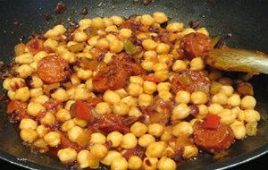 Garbanzos Con Chorizo
