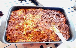 Macarrones Gratinados A La Boloñesa
