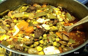 Menestra De Verduras Con Carne
