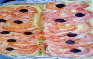 Pastel De Ensaladilla Con Langostinos
