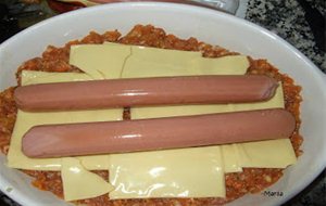 Pastel De Carne Con Salchicha (microondas)
