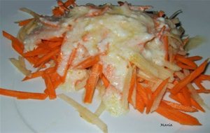 Pechuga De Pavo Glaseada A La Miel  (ensalada De Manzana Y Zanahoria)
