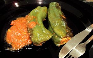 Pimientos Rellenos -receta Húngara-
