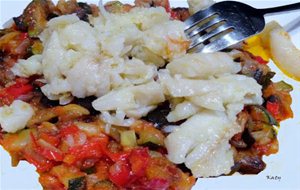 Pisto De Verduras Con Bacalao
