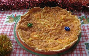 Quiché De Salmón Ahumado Y Langostinos
