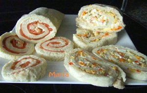 Rollitos De Salmón Y Ensaladilla
