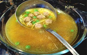 Sopa De Albondiguillas
