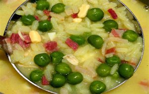 Sopa De Guisantes Con Jamón Ii
