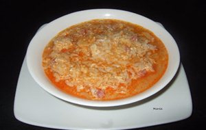 Sopa De Arroz Al Estilo Castellano
