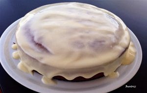 Tarta De Calabaza Con Frosting De Queso
