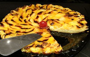 Tarta De Manzana Con Crema De Mascarpone
