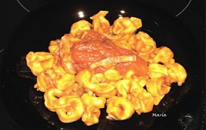 Tortellini Con Salsa De Pisto O Con Tomate
