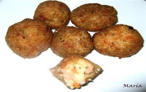 Albóndigas De Arroz  Con Salchichas
