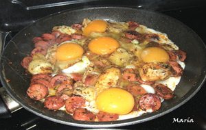 Huevos A La Sartén

