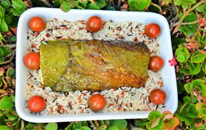 Rollo Veraniego Con Ensalada De Arroz
