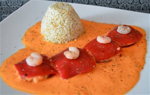 Ravioli De Pimientos Del Piquillo
