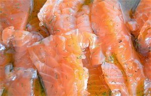 Salmon Ahumado Casero 
