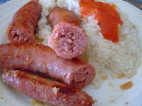 Arroz Con Salchichas Y Tomáte
