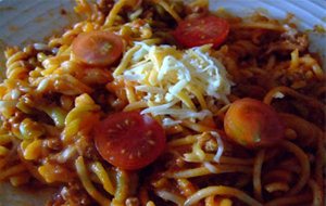 Pasta Variada Con Tomatítos Cherry
