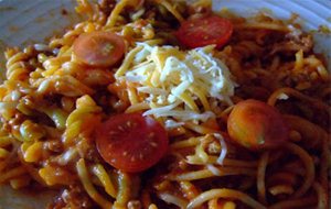 Pasta Variada Con Tomatítos Cherry
