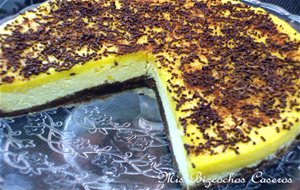 Tarta De Queso De Naranja Y Chocolate
