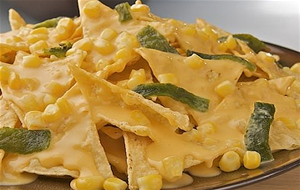 Nachos Con Elote Y Rajas