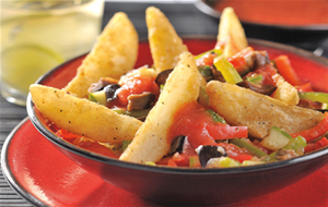 Papas Con Ratatouille