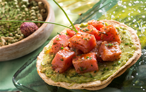 Tostadas De Atún Con Sabores Mexicanos