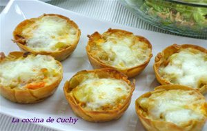 Mini-quichés De Chorizo Y Tortilla De Patata
