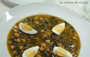 Potaje De Garbanzos Y Espinacas
