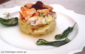 Bacalao Al Ajillo Con Patatas &#8220;escabechas&#8221;
