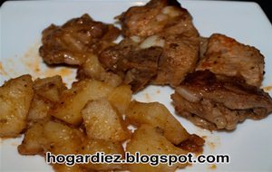 Costillas De Cerdo Con Patatas
